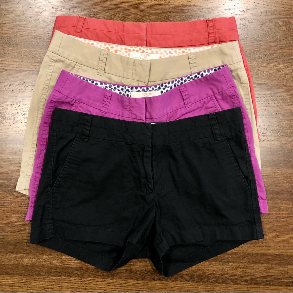LOT J.Crew Women’s Chino Shorts Size 4